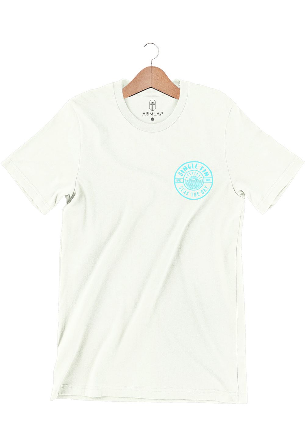 Camiseta Arimlap Seas The Day Branco Cor:Branco;Tamanho:P;Genero:Masculino